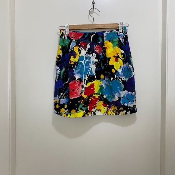 XX1 Floral Bubble Multi Colour Mini Skirt S - Picture 3 of 7
